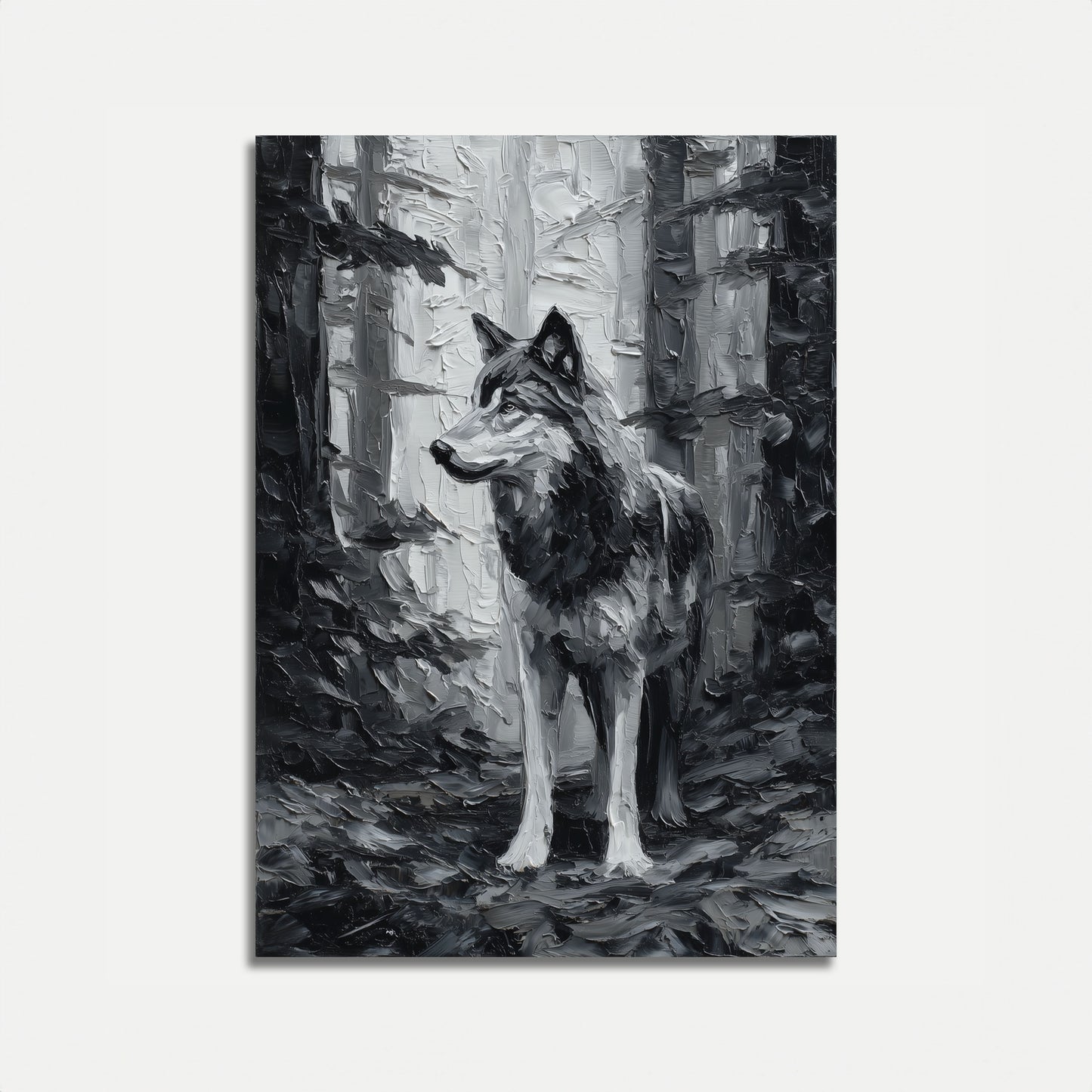 Guardian of Monochrome Forest Poster