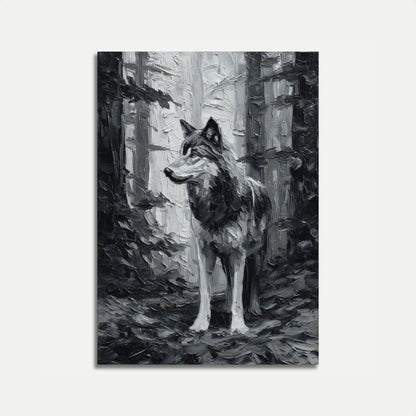 Guardian of Monochrome Forest Poster