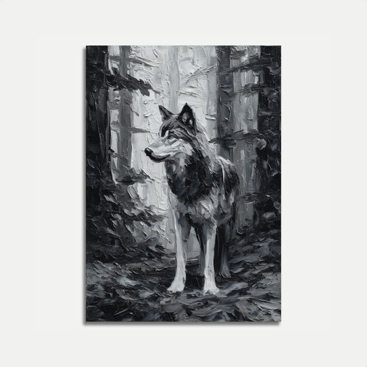 Guardian of Monochrome Forest Poster