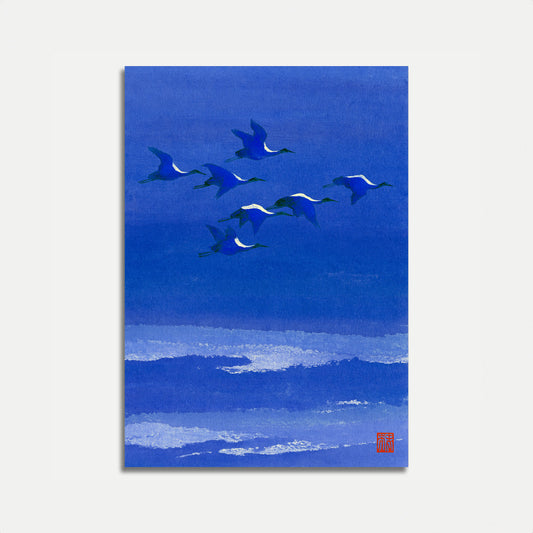 Affiches Grues Volantes sur l'Océan