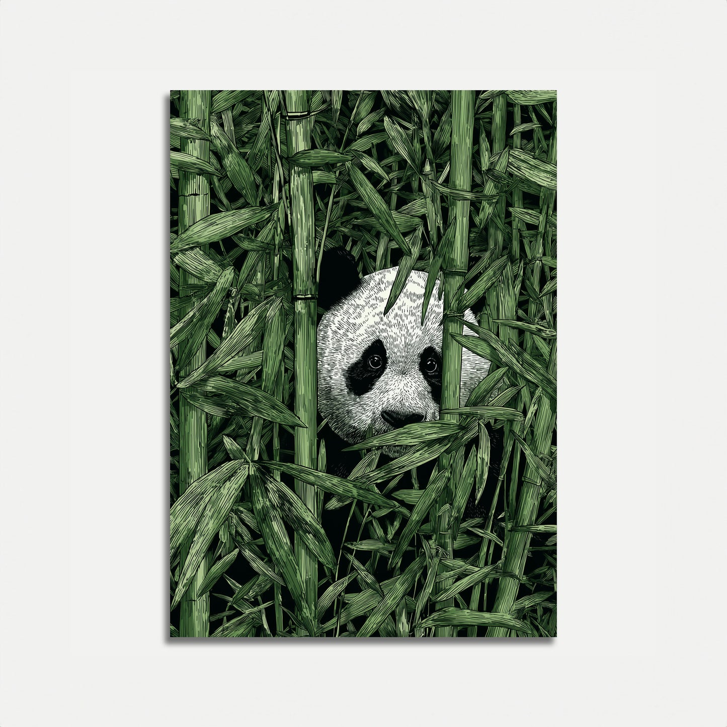 Bamboo Forest Panda Poster