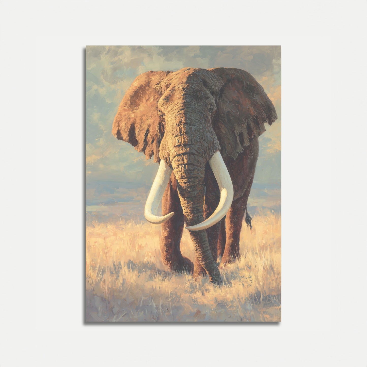 Majestic African Elephant Poster