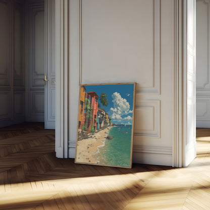 Coastal Mediterranean Dream Poster