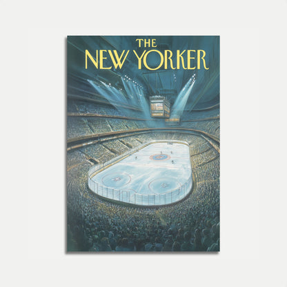 New York Hockey Arena Poster