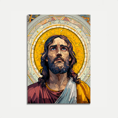 Divine Illumination Religious Poster