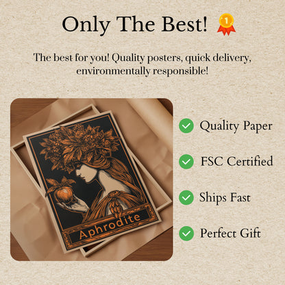 Aphrodite Greek Goddess Poster
