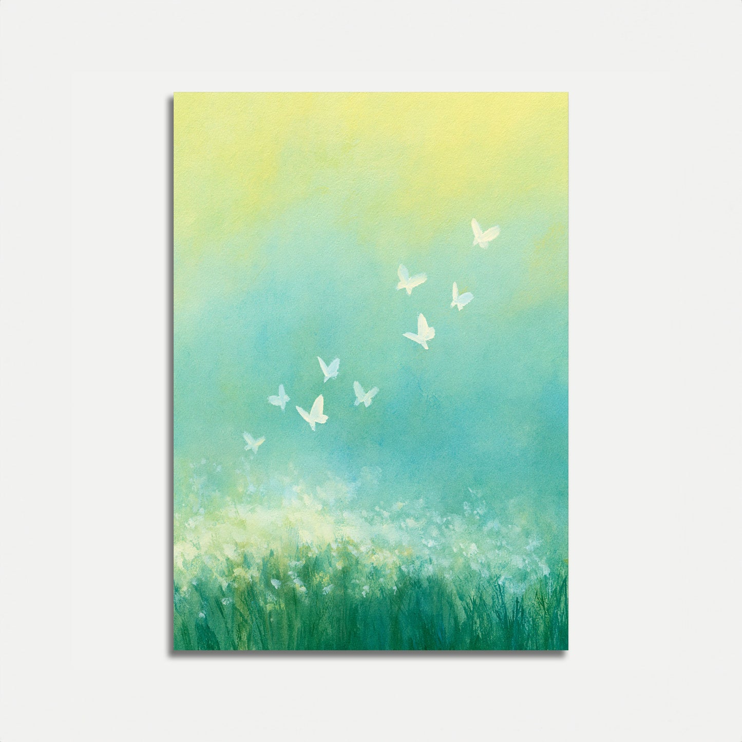 Farfalle sul Prato Poster