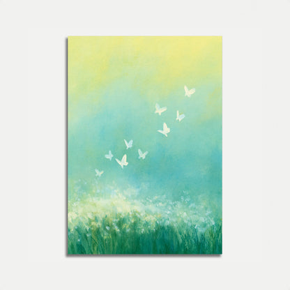 Farfalle sul Prato Poster