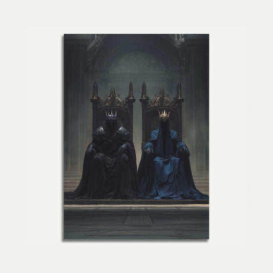 Dark Throne Kings Fantasy Poster