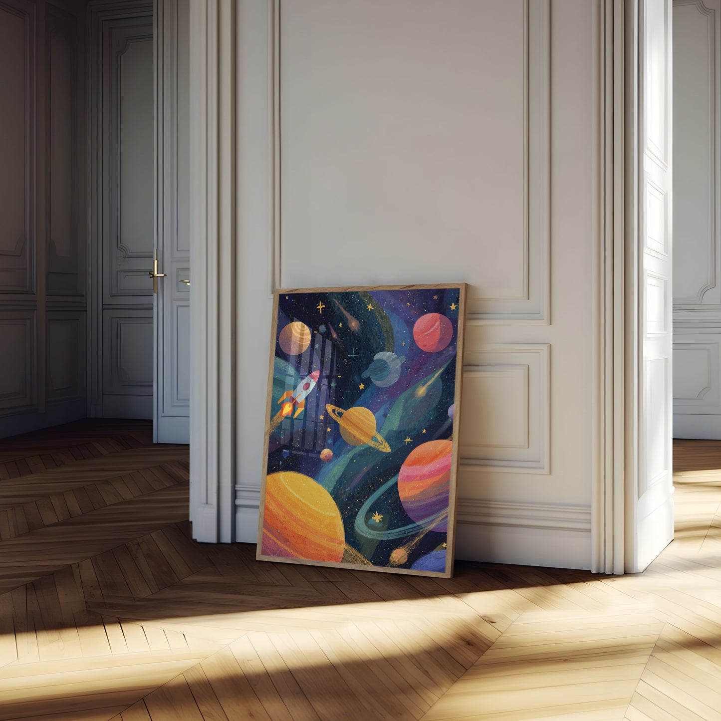 Kosmiczna Podróż Plakat Kosmiczny