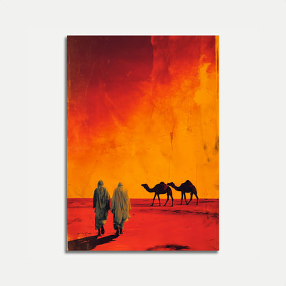 Desert Journey Camel Poster
