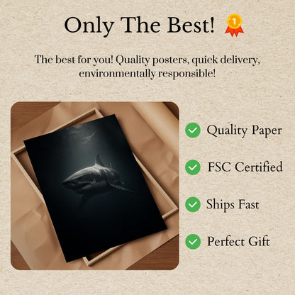 Dark Ocean Predator Poster