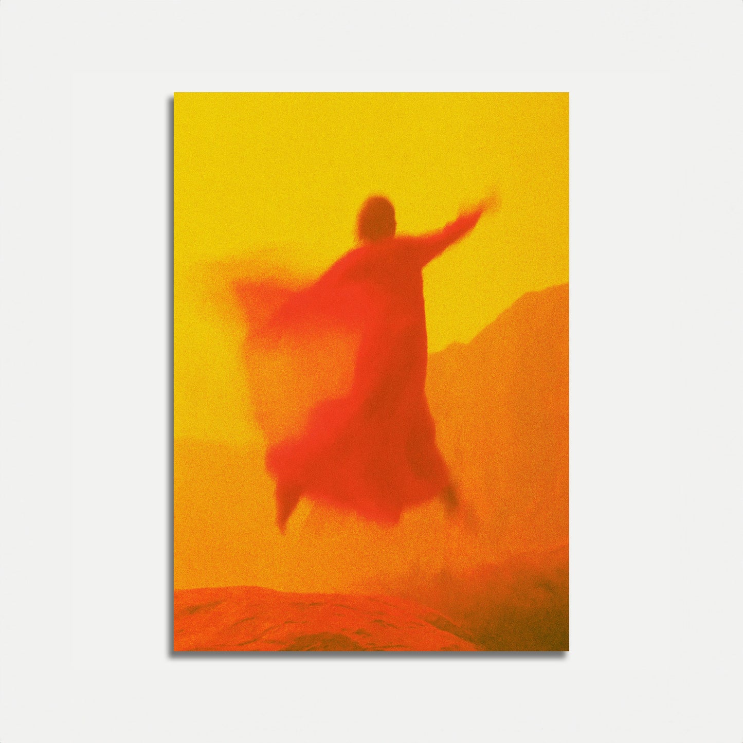 Poster Tramonto Figura Salto