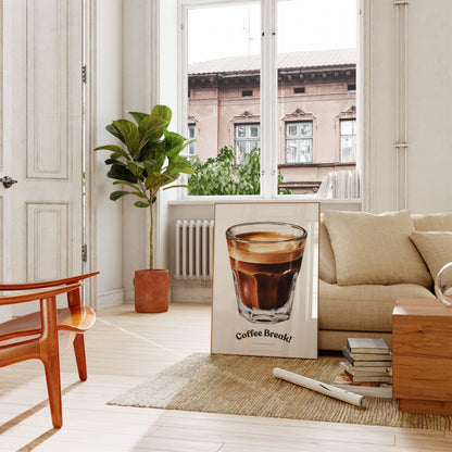 Espresso Coffee Break Poster