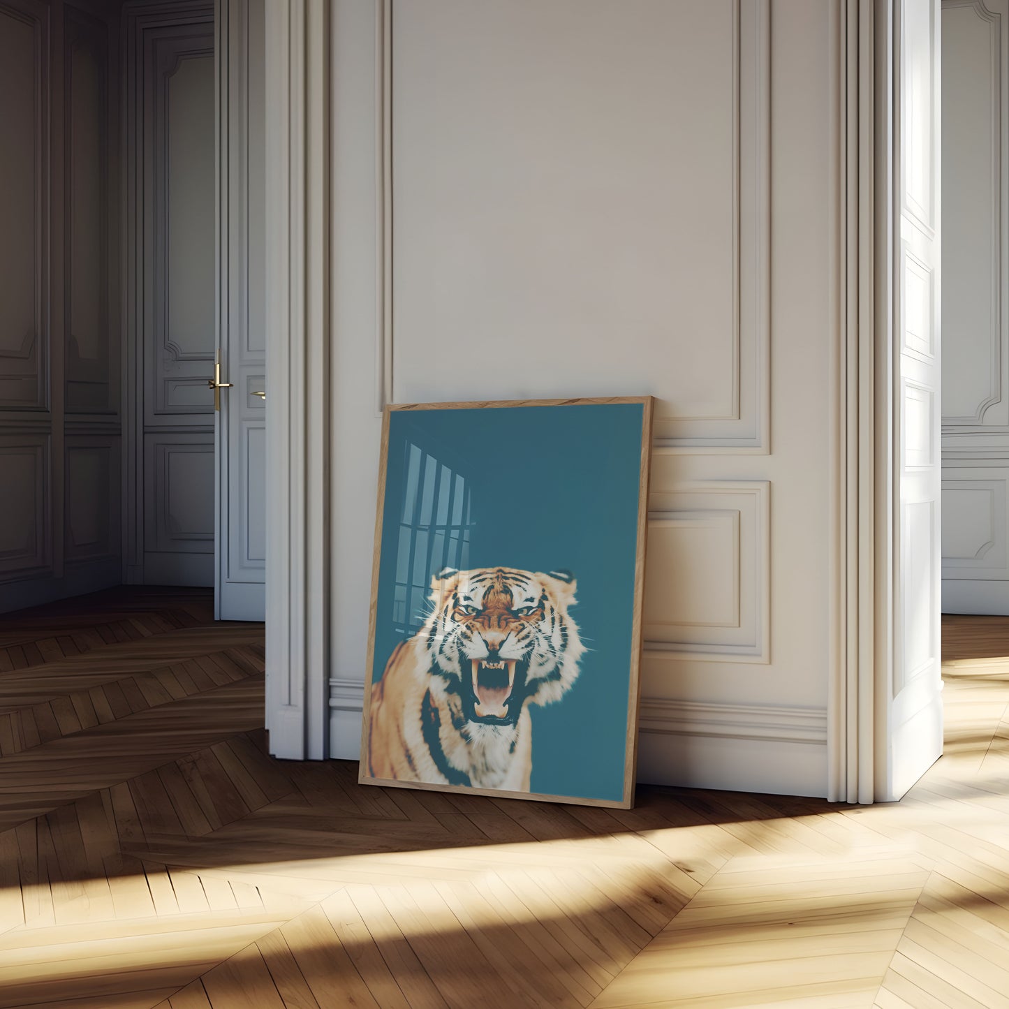 Fierce Tiger Roar Poster