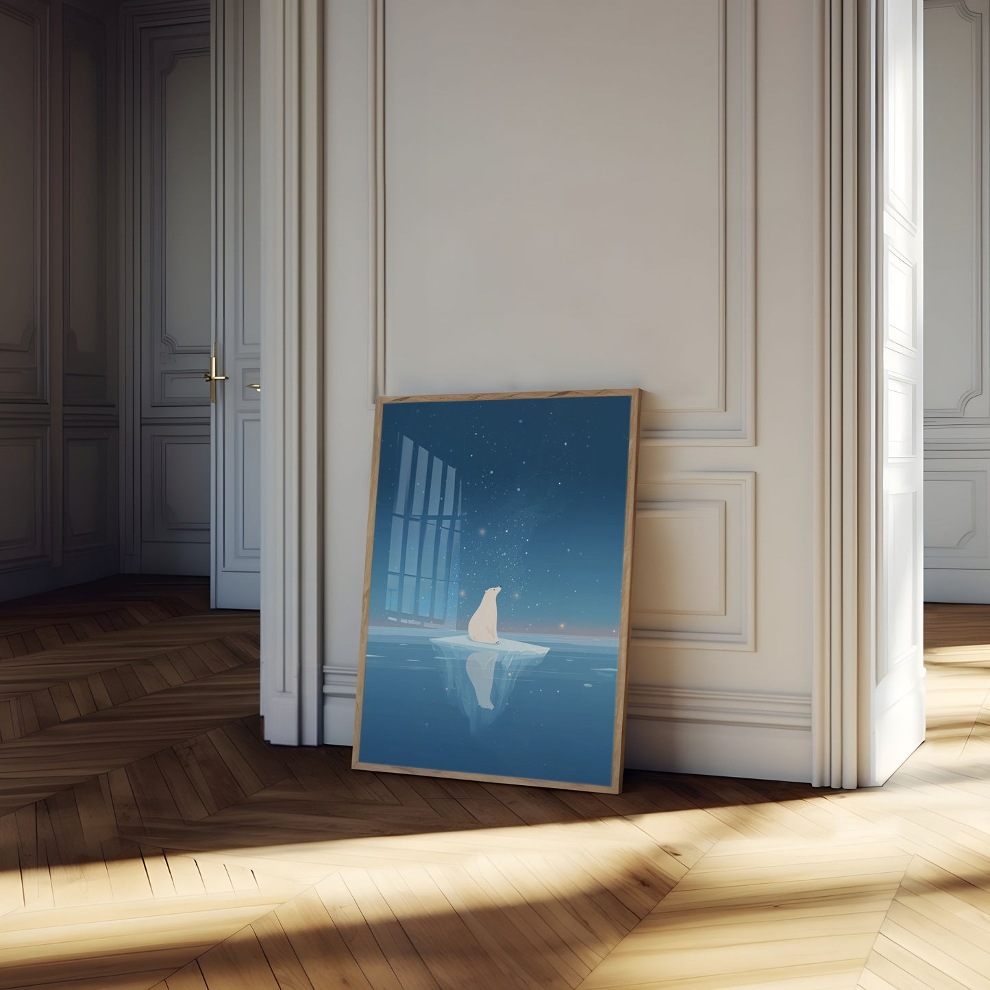 Cartaz do Urso Polar na Iceberg