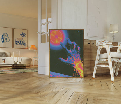 Poster Energia Cosmica della Mano