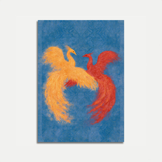 Phoenix Rising Mythical Bird Poster