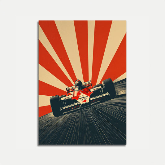 Marlboro Racing Speed Burst Poster