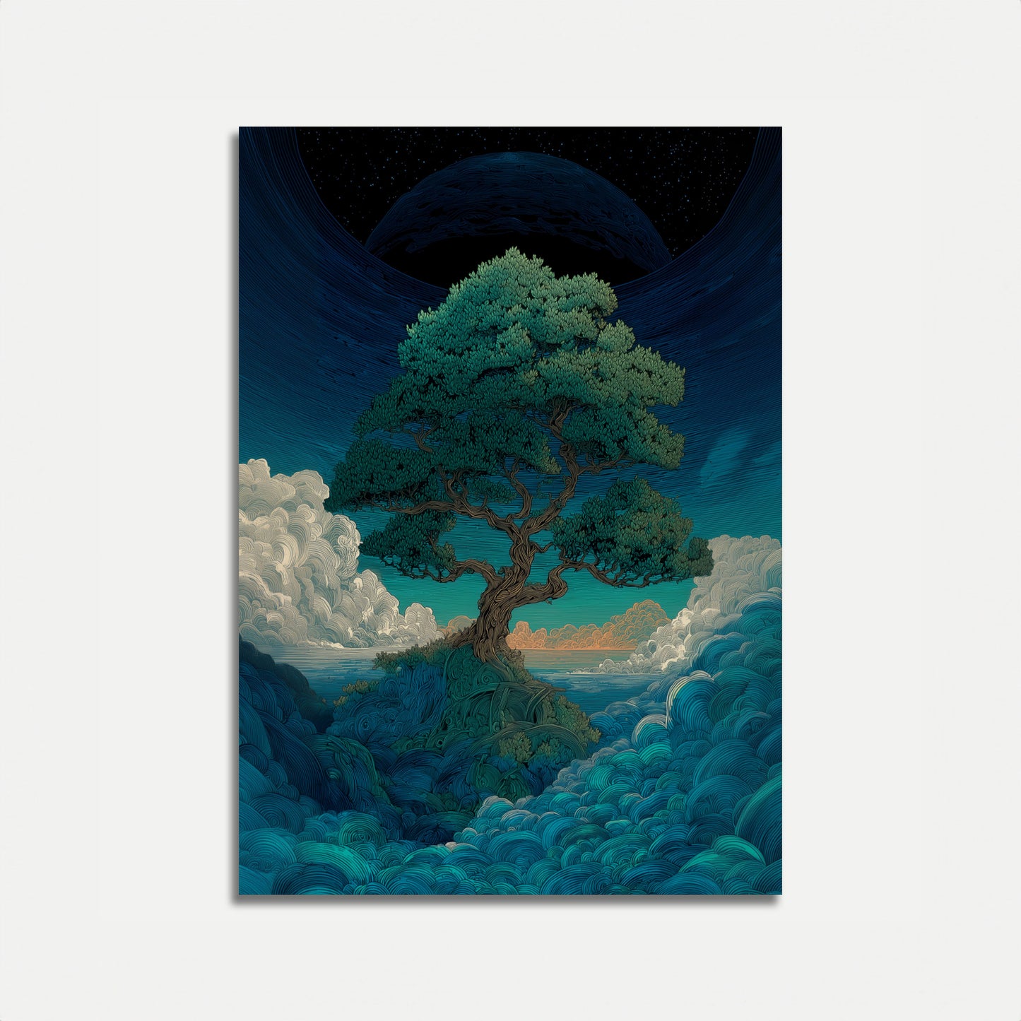 Cosmic Tree of Life Poster