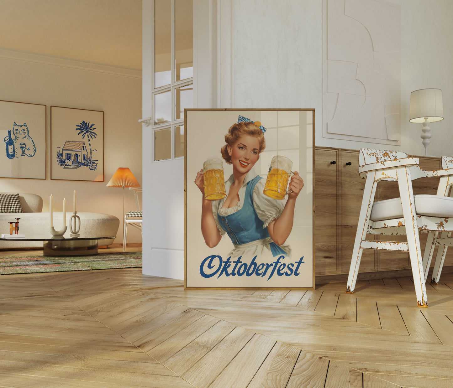 Classic Oktoberfest Beer Celebration Poster