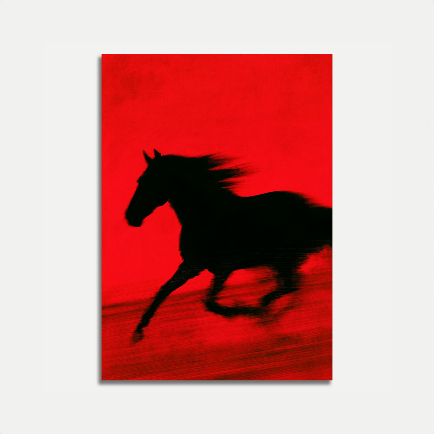 Galloping Horse in Motion Poster