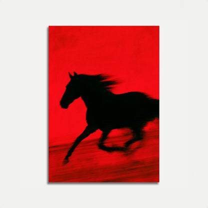 Galloping Horse in Motion Poster