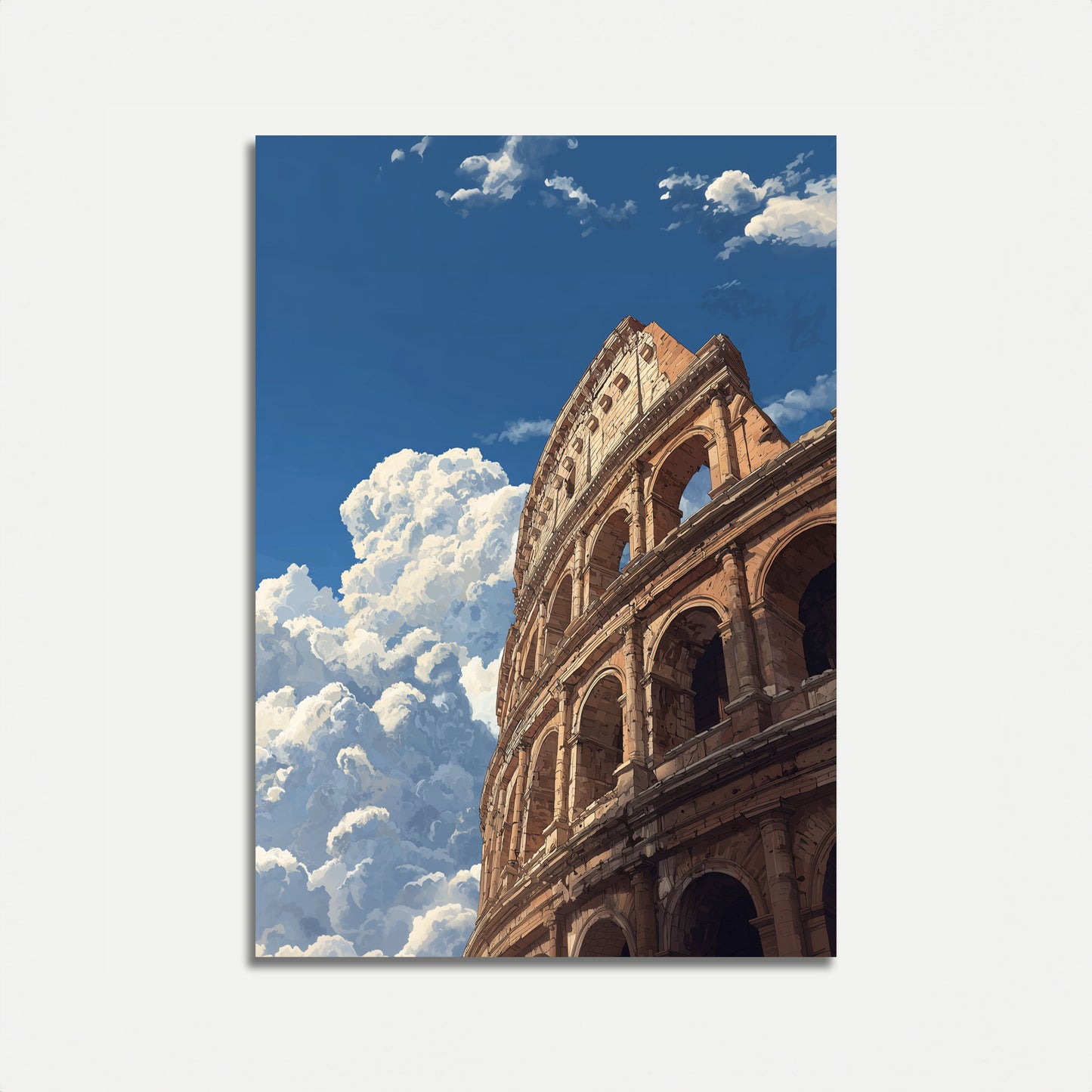 Majestic Colosseum Sky Poster