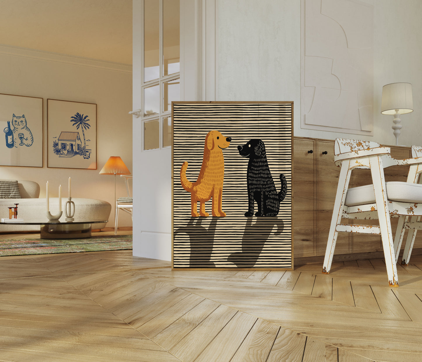 Best Friends Forever Dog Poster