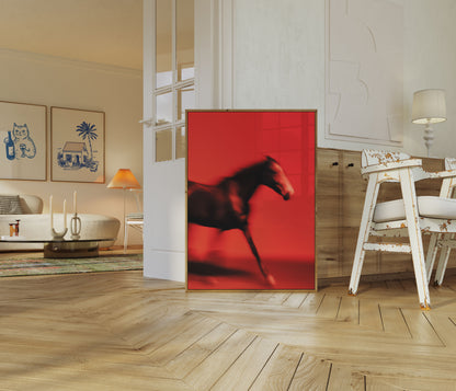 Poster del Cavallo al Galoppo in Movimento