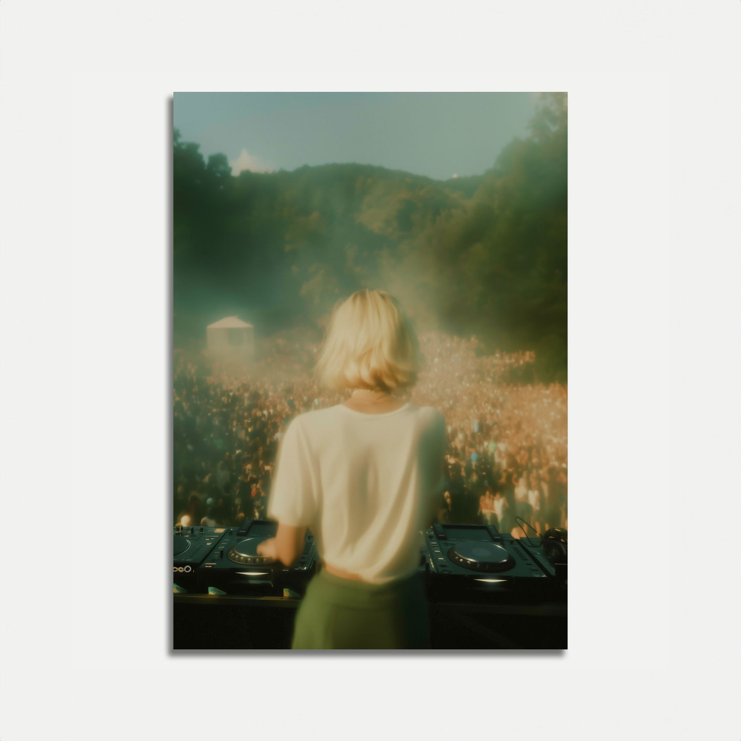 Elektrische Beats Open-Air-Konzert Plakat