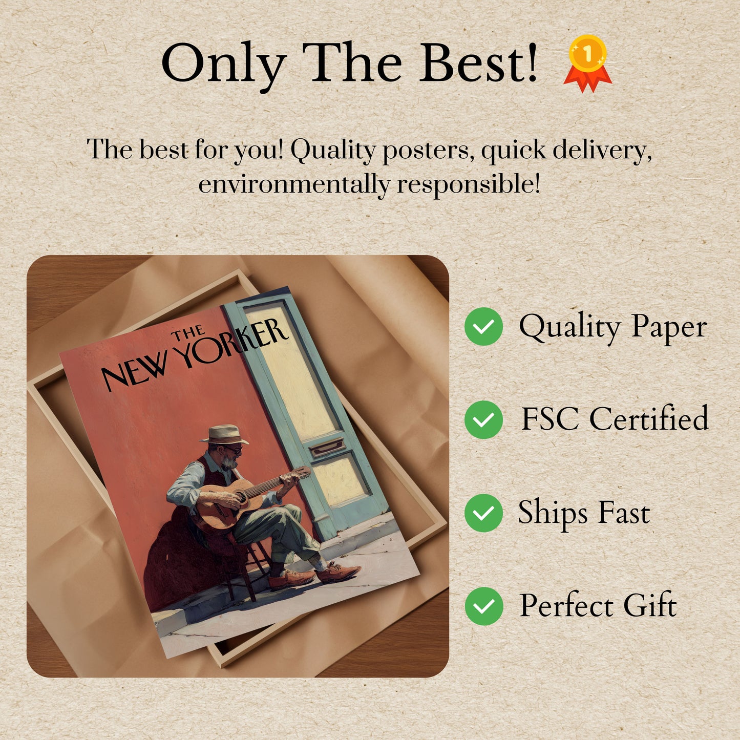 Soulful Street Musician Poster