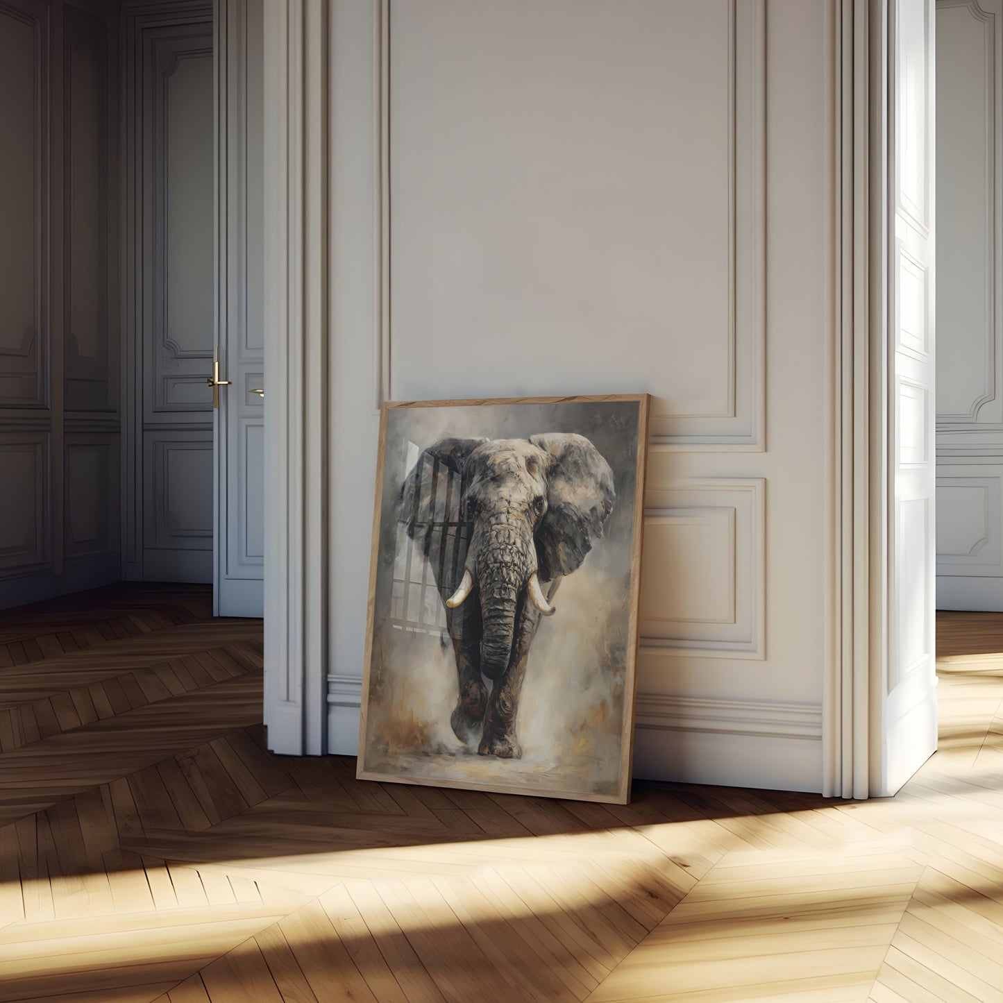 Majestic African Elephant Poster