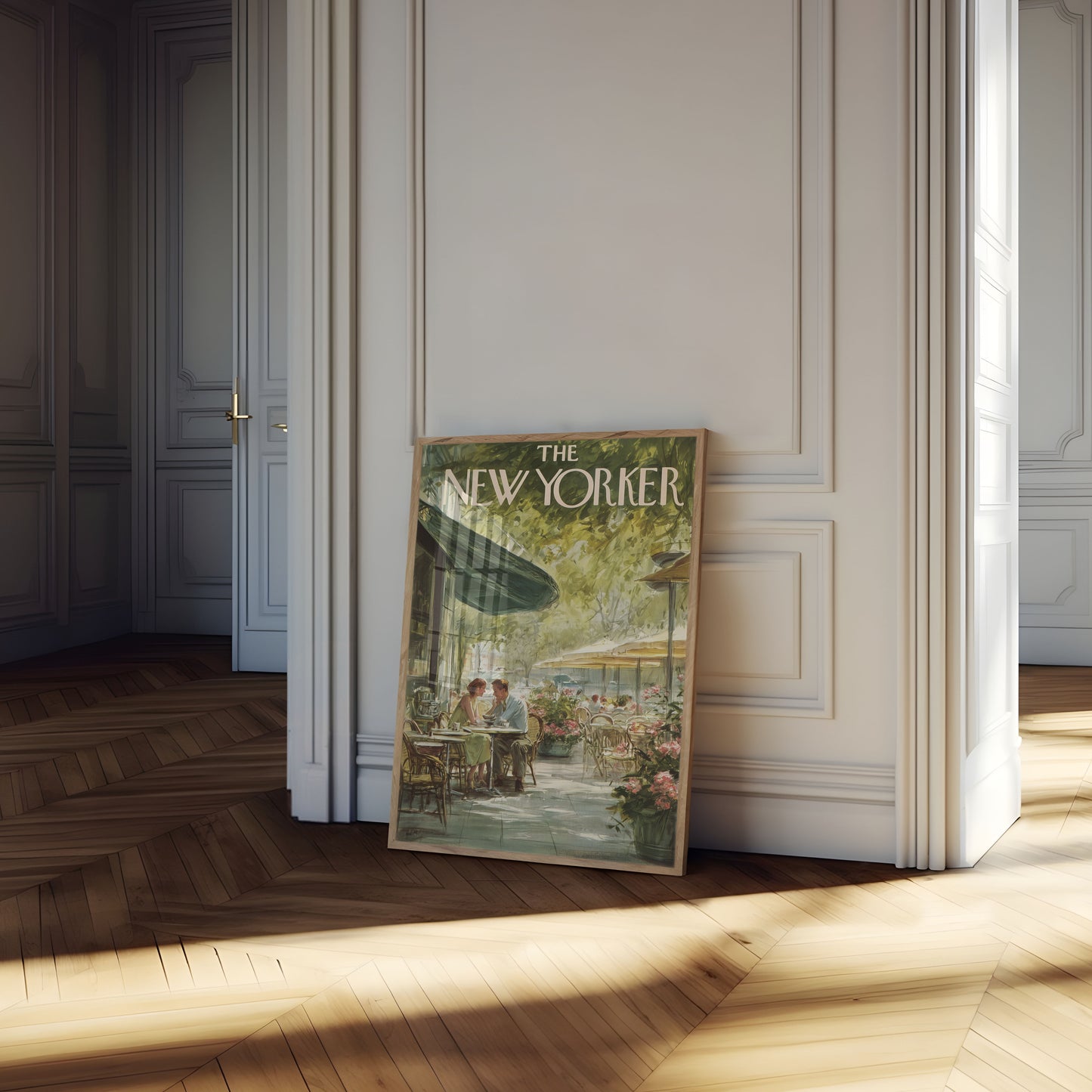 New York Cafe Summer Moment Poster