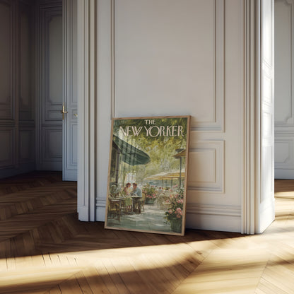 New York Cafe Summer Moment Poster