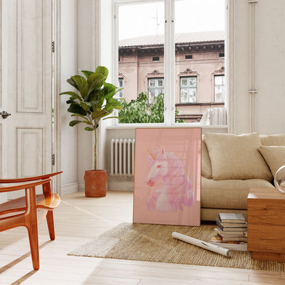 Poster dell'Unicorno Rosa Magico