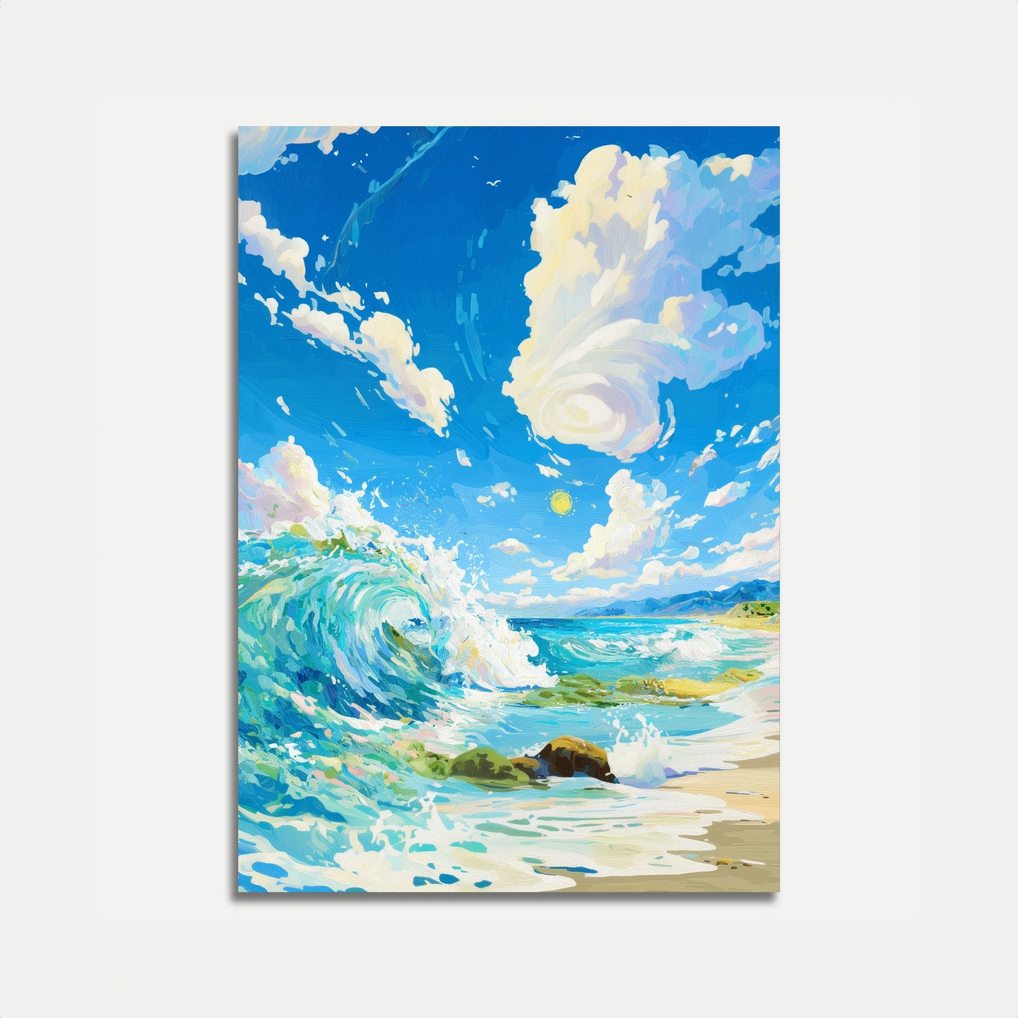 Ocean Wave Dreamscape Poster