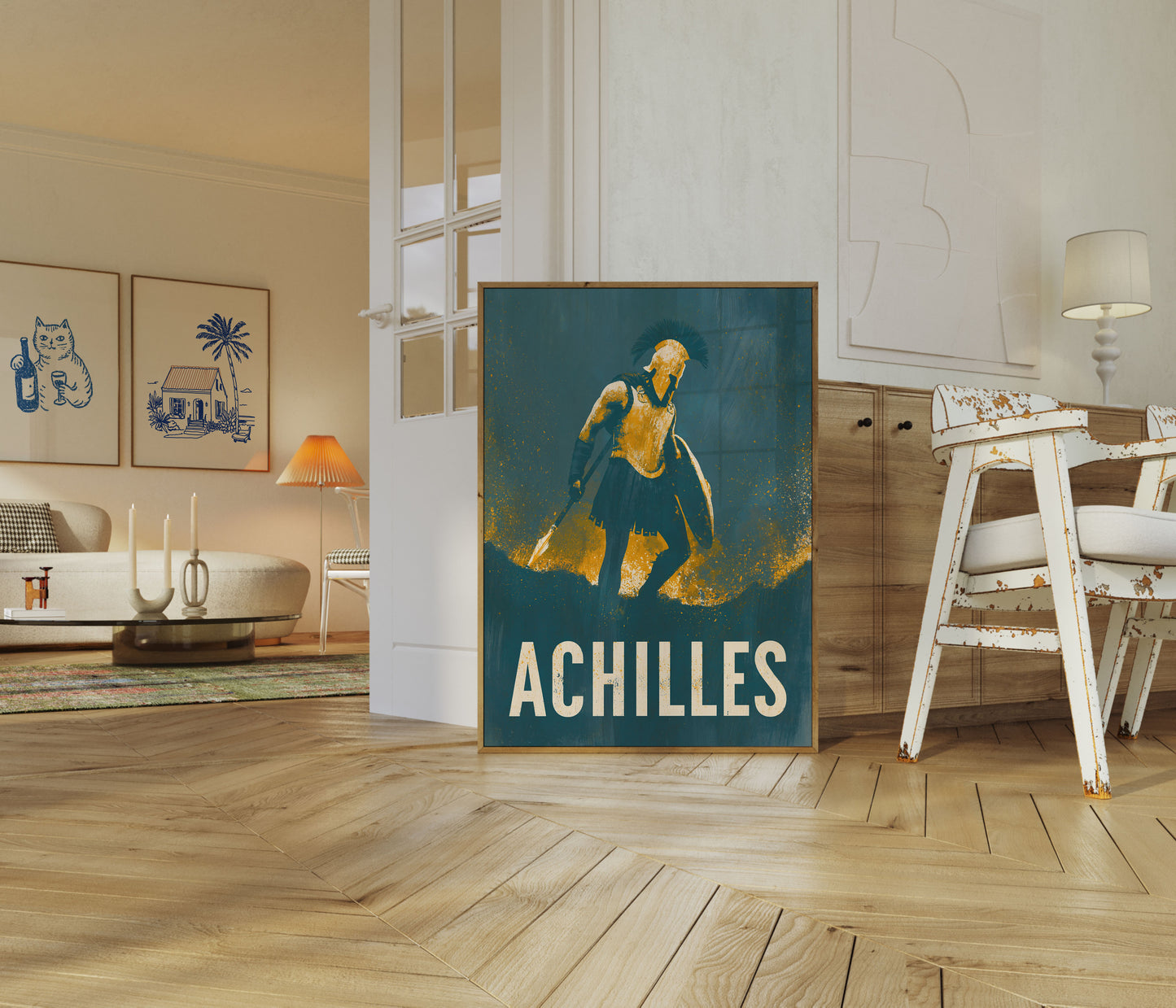 Achilles Warrior Hero Poster