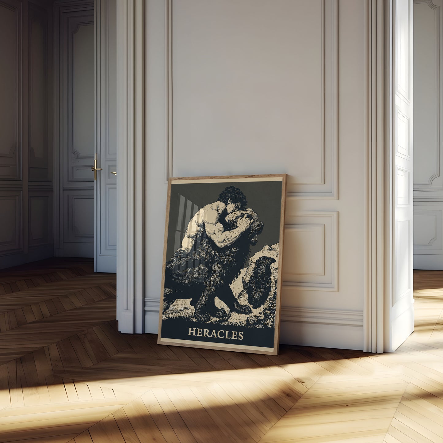 Heracles Mythological Strength Poster