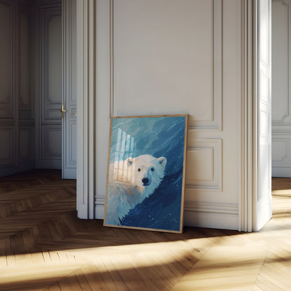 Póster de invierno de Arctic Guardian