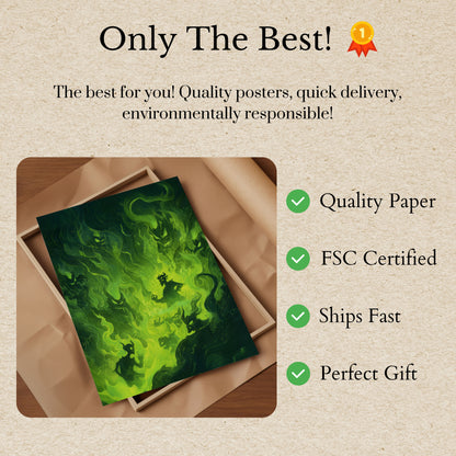 Demonic Flames of Darkness Poster