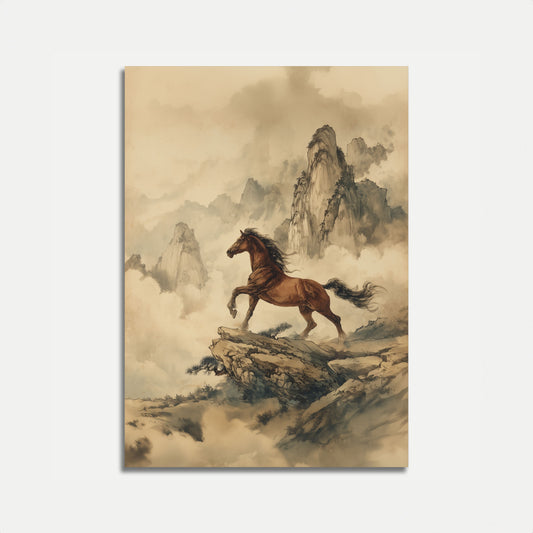 Mystický Horský Hřebec Plakát