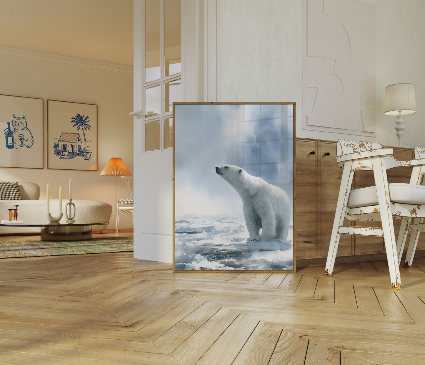 Póster del oso polar guardián del Ártico