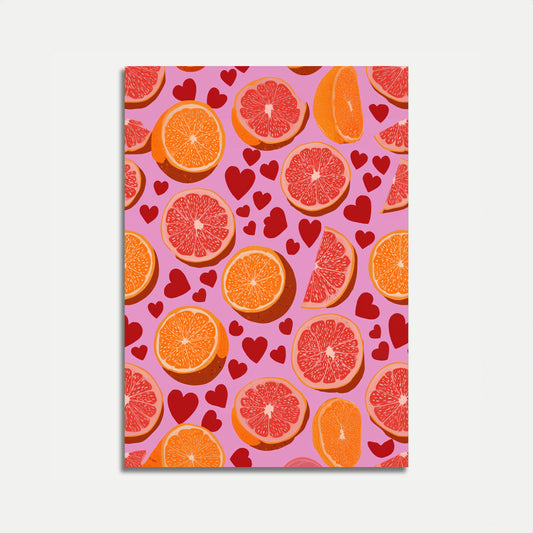 Sweet Citrus Love Poster