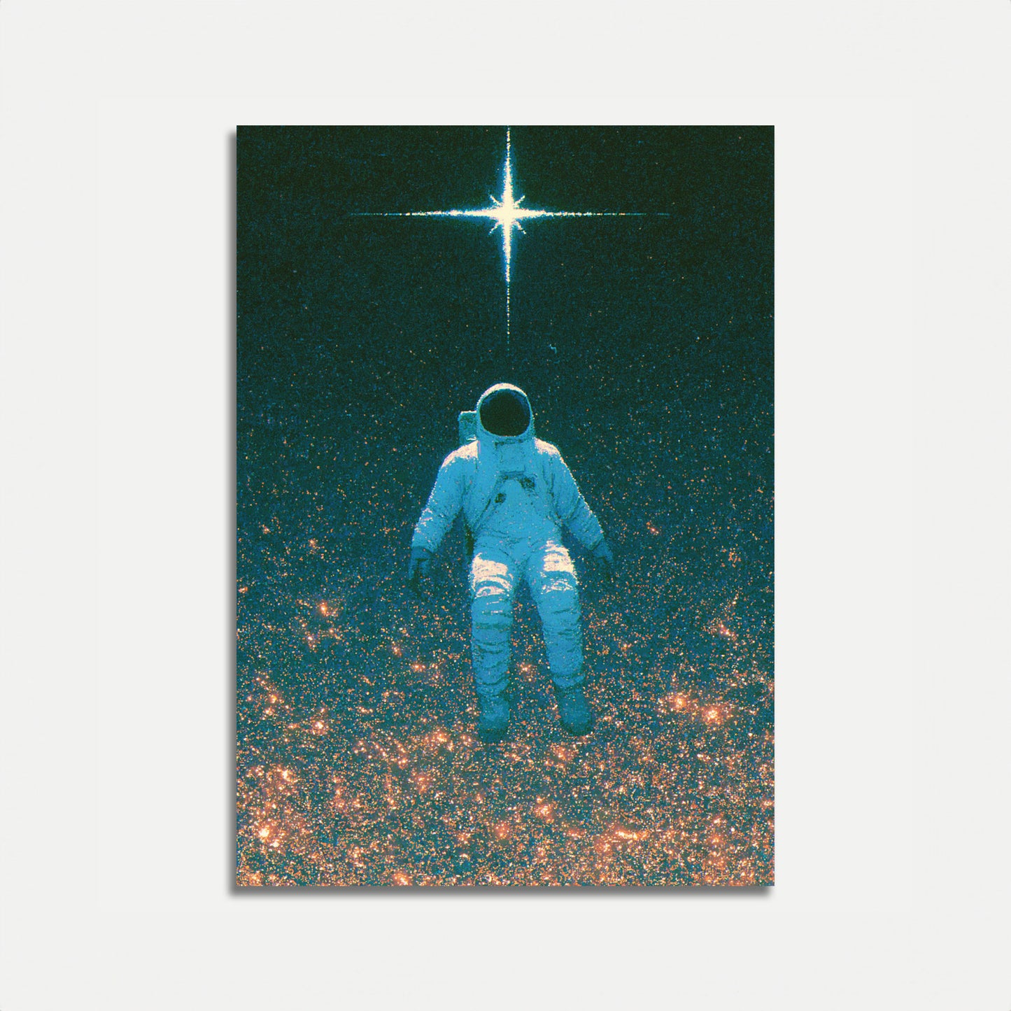Plakát Astronaut mezi hvězdami