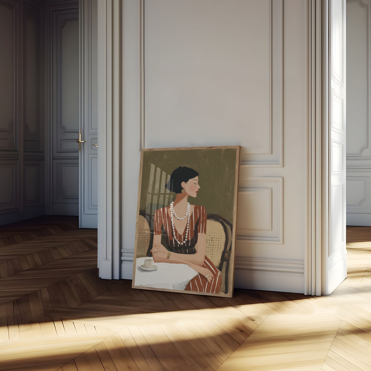 Elegant Cafe Chic Poster