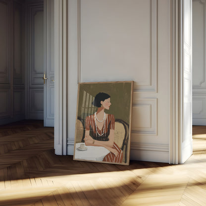 Elegant Cafe Chic Poster