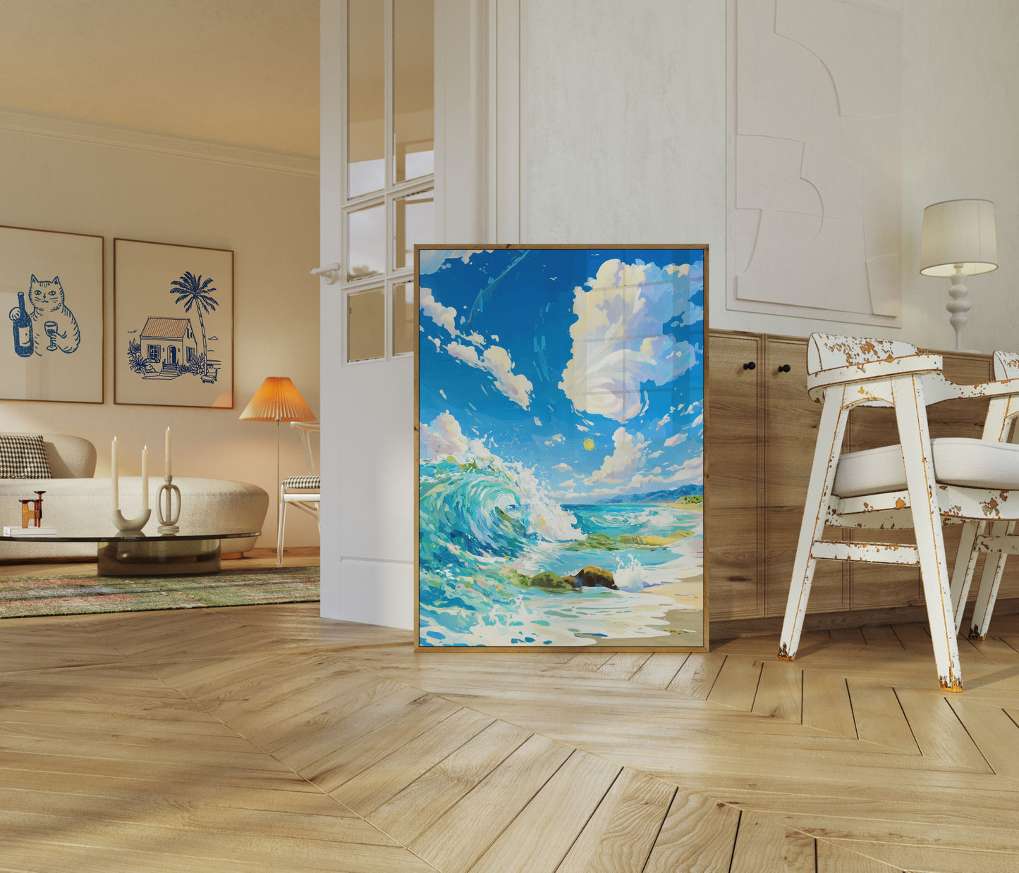 Ocean Wave Dreamscape Poster