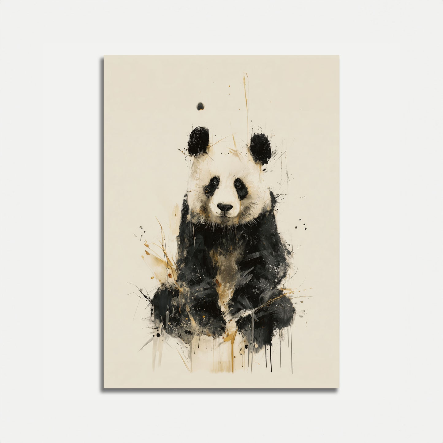 Watercolor Panda Spirit Poster