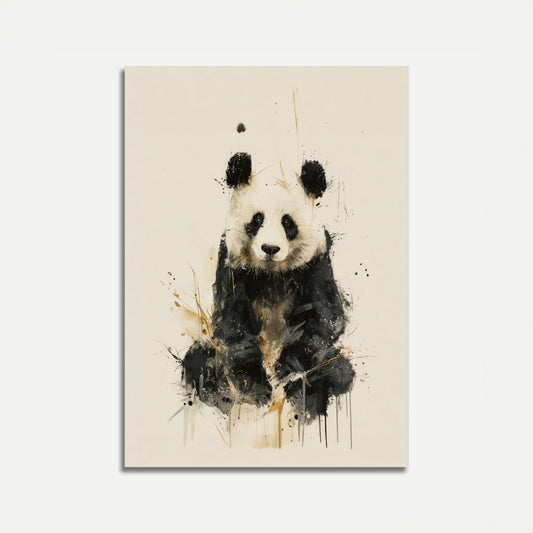 Watercolor Panda Spirit Poster
